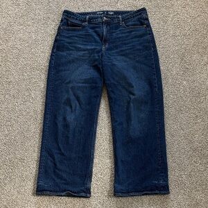 Old Navy Dark Blue Wide-Leg Jeans